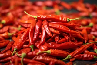 红辣椒干辣椒干货调料摄影图
