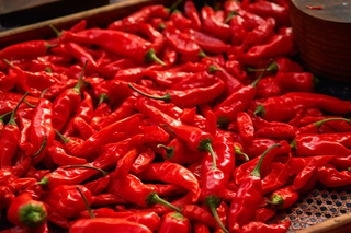 红辣椒干辣椒干货调料摄影图