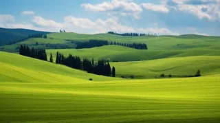 新疆春天草原风光大自然风景摄影图