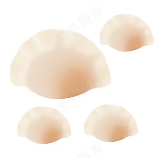 新年元素食品饮食团圆吃饺子 