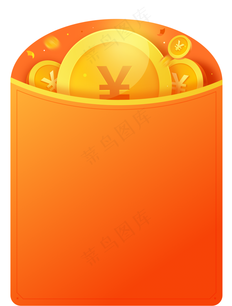 红色简约风红包