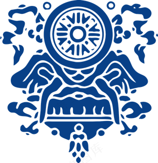 古代青花瓷图案花纹中国风图案祥云纹理传统图腾PNG免扣素材