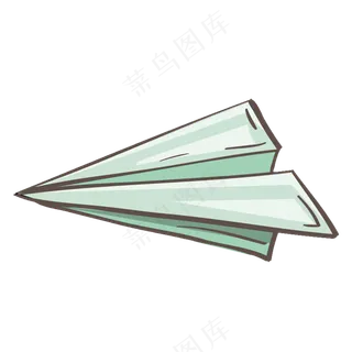 卡通手绘箭头纸飞机PNG免抠元素图片海报背景儿童装饰漂浮