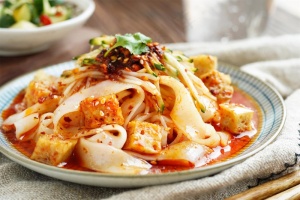 凉皮美食图片