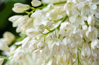 铃兰花植物花朵摄影图