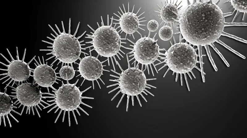 医疗细菌病毒细胞3D渲染图(4368x2448)