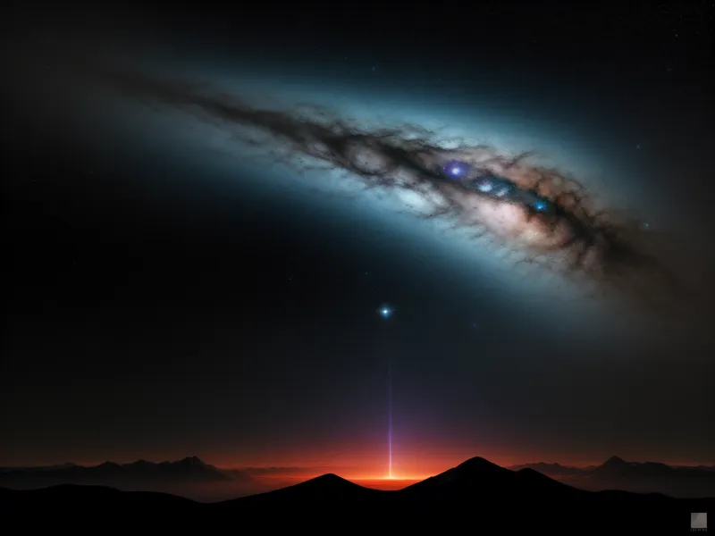 黑暗深邃的宇宙星空背景