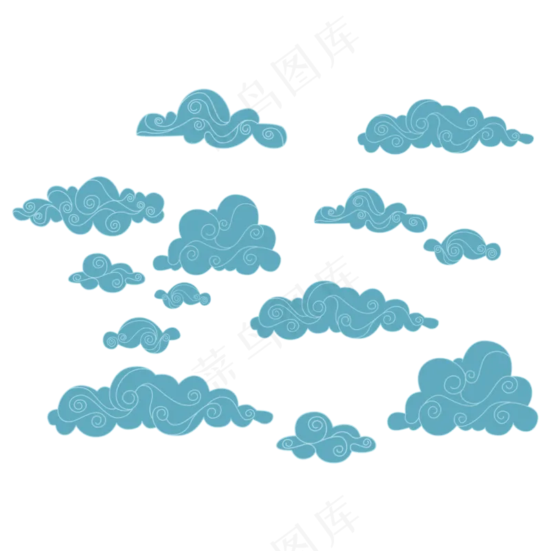 中国风祥云71免扣素材