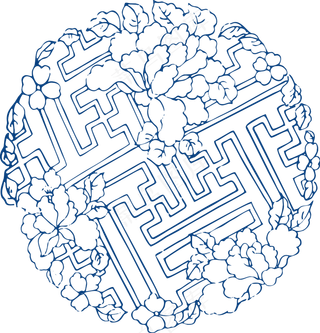古代青花瓷图案花纹中国风图案祥云纹理传统图腾矢量AI设计免扣素材