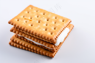 苏打饼饼干烘焙摄影图