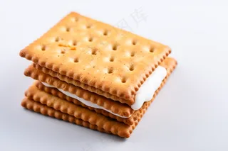 苏打饼饼干烘焙摄影图