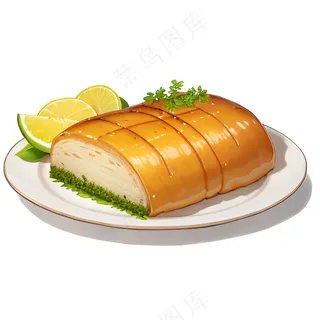 橙色果冻糕点美食西式90