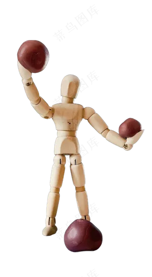 免抠木偶绘画参考人偶