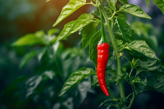 红辣椒种植蔬菜摄影图