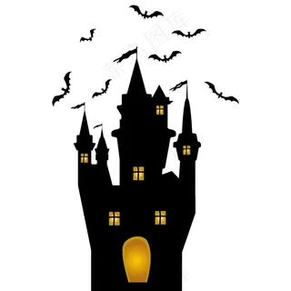 免扣万圣节黑色古堡