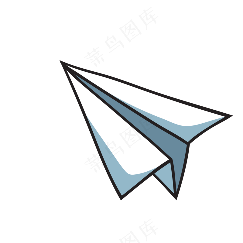 卡通手绘箭头纸飞机PNG免抠元素图片海报背景儿童装饰漂浮