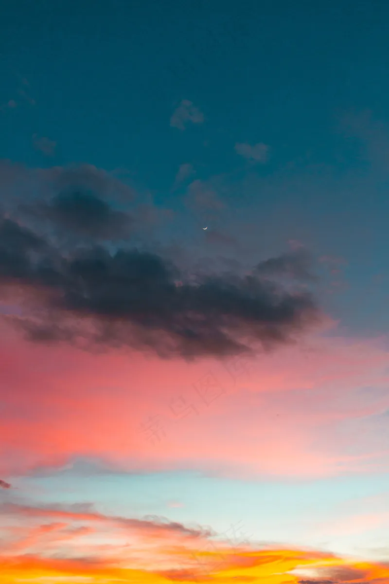 夕阳晚霞图片