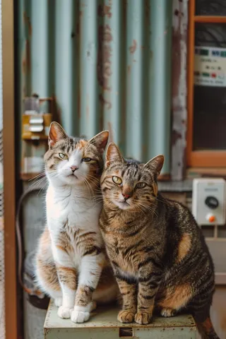 猫咪宠物猫可爱动物摄影图