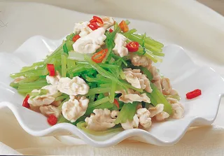 LCSC3505小芹拌桃仁