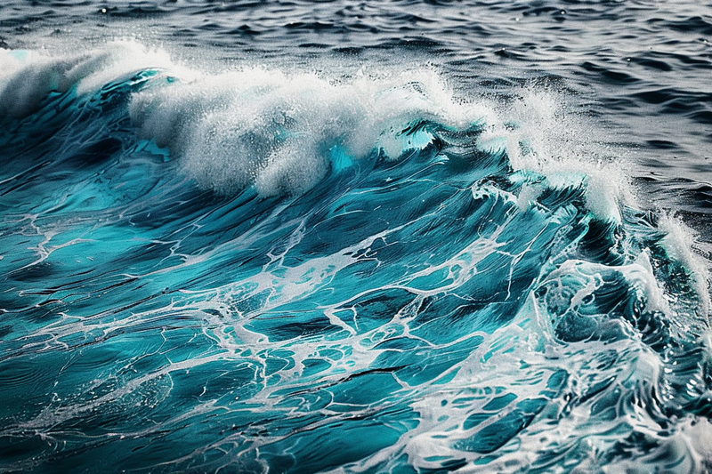 海洋海浪浪花摄影图(4032x2688)