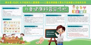 儿童健康科普展板