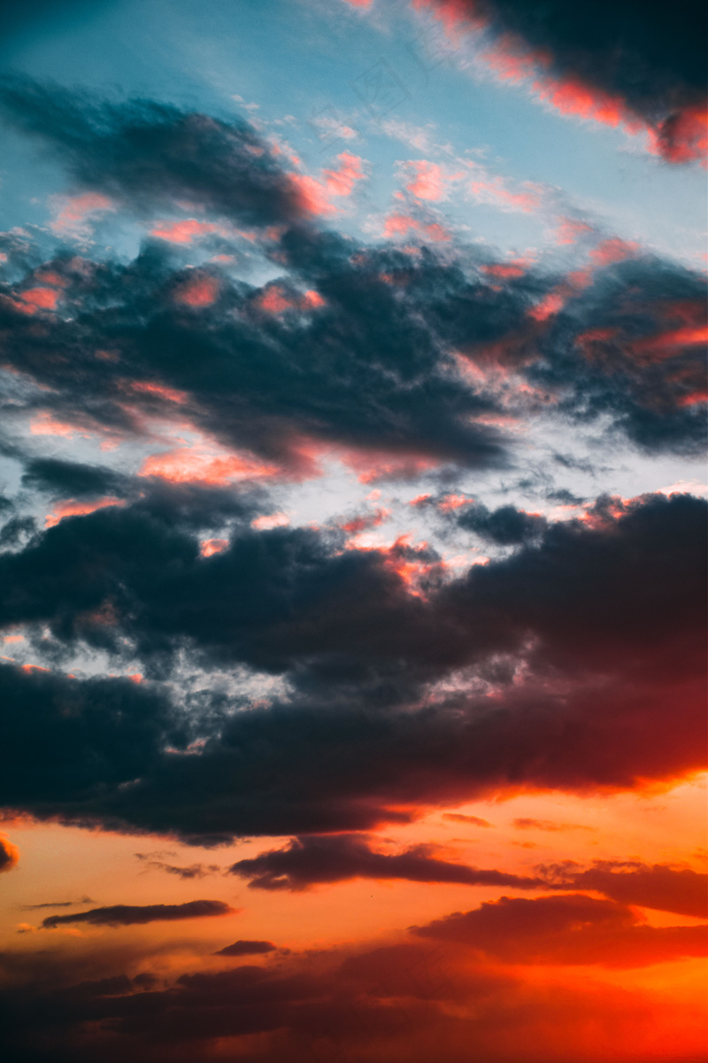 夕阳晚霞图片
