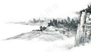 新中式水墨山水画110