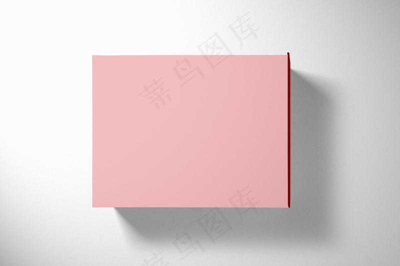 简约背景翻盖盒子样机8