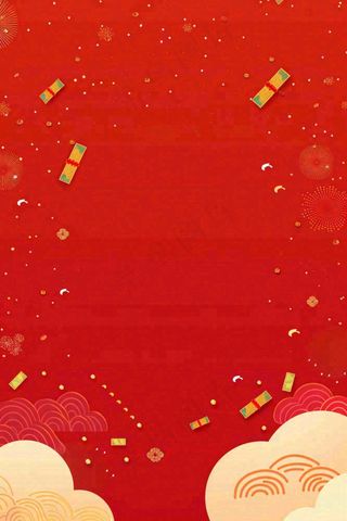 新年新春节日红色喜庆背景