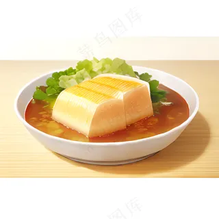 橙色果冻糕点美食西式12