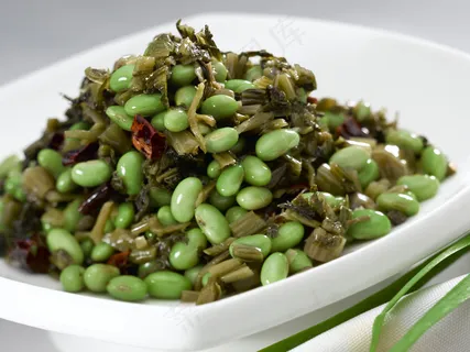 LCSC3557雪菜拌毛豆12元份