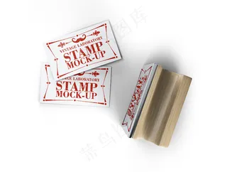 文创vi油泥印章样机(37)源文件模板免扣设计