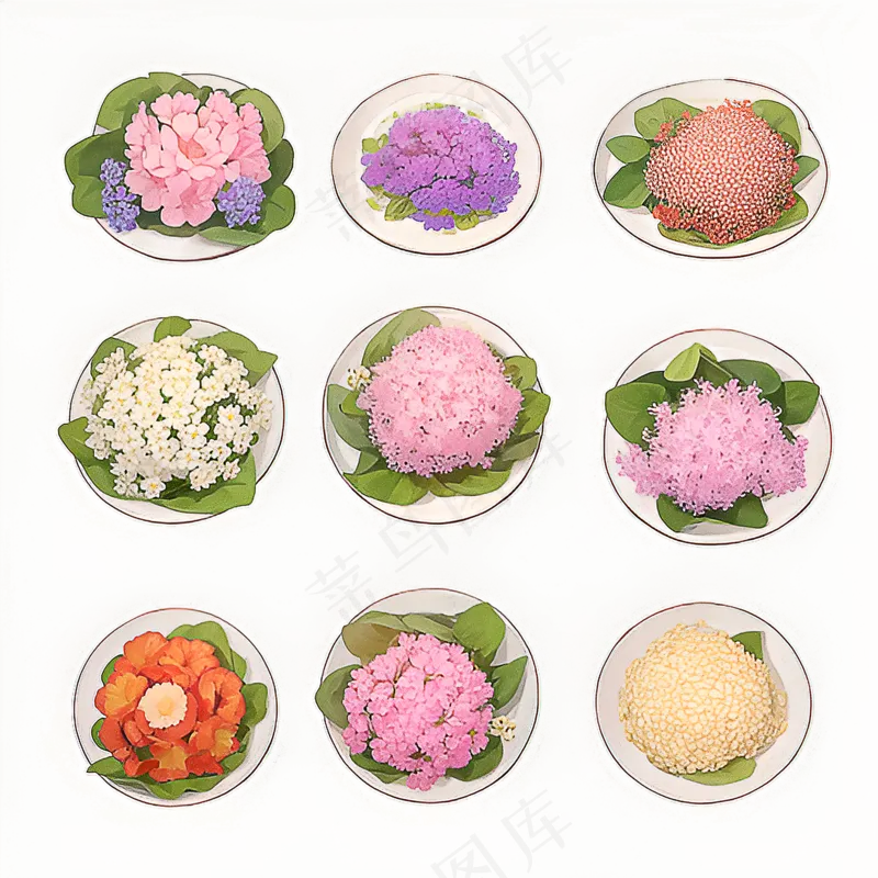 红色黄色粉色玫瑰花免抠素材116