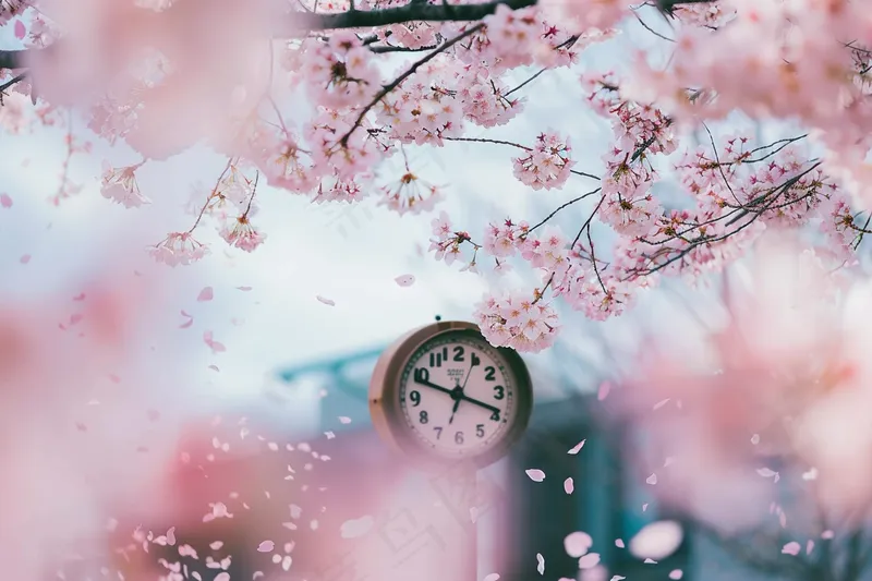 春日樱花花朵摄影图(4032x2688)
