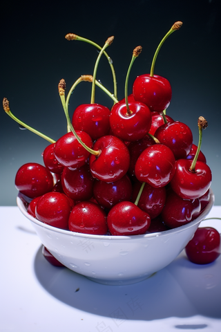 新鲜樱桃车厘子水果摄影图