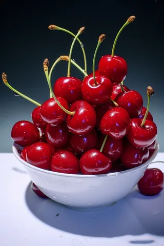 新鲜樱桃车厘子水果摄影图
