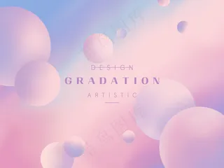 粉色系幻彩艺术背景3