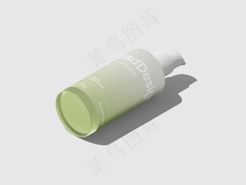护肤品瓶子样机阴影精品 (2)psd模版下载