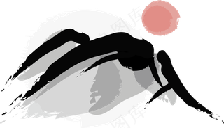 新中式水墨山水画168