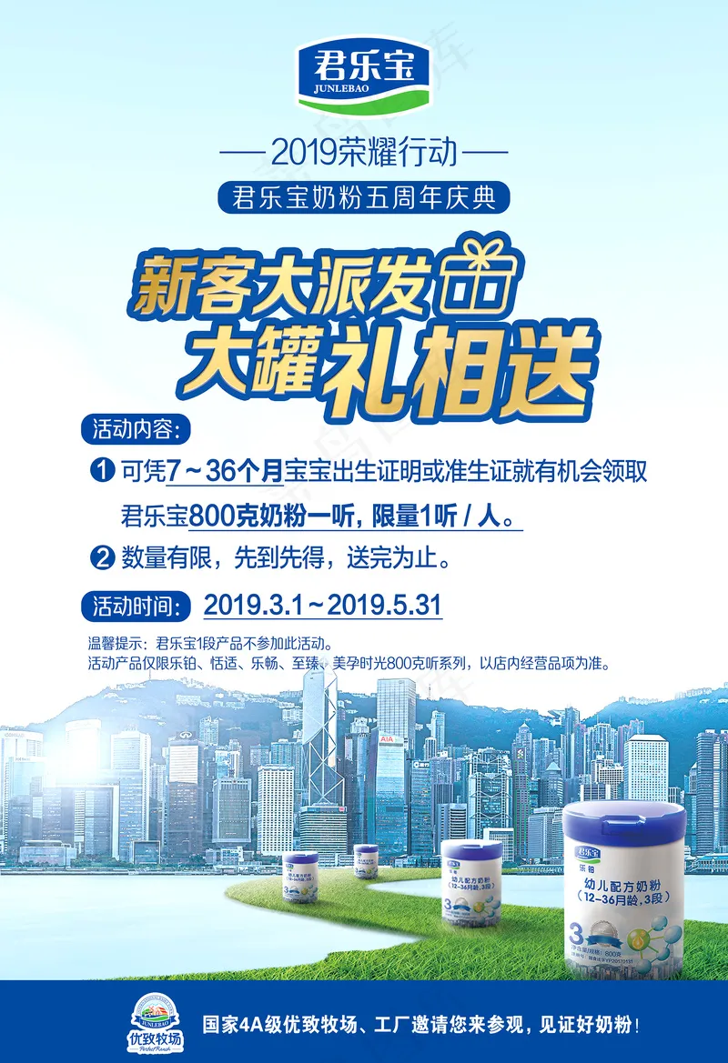 君乐宝孕婴用品店各厂家广告元素030psd模版下载