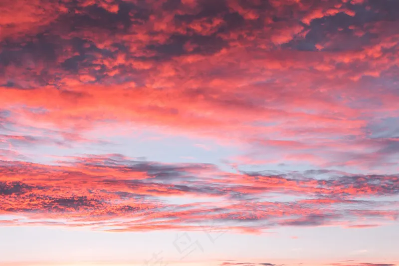 夕阳晚霞图片