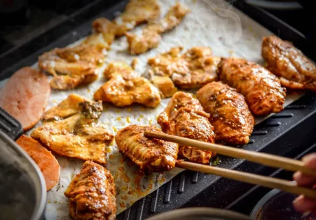 烧烤鸡翅美食 烧烤鸡翅美食