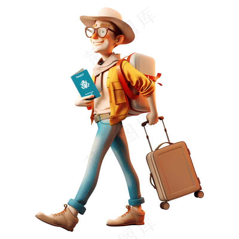 免抠3d旅行者