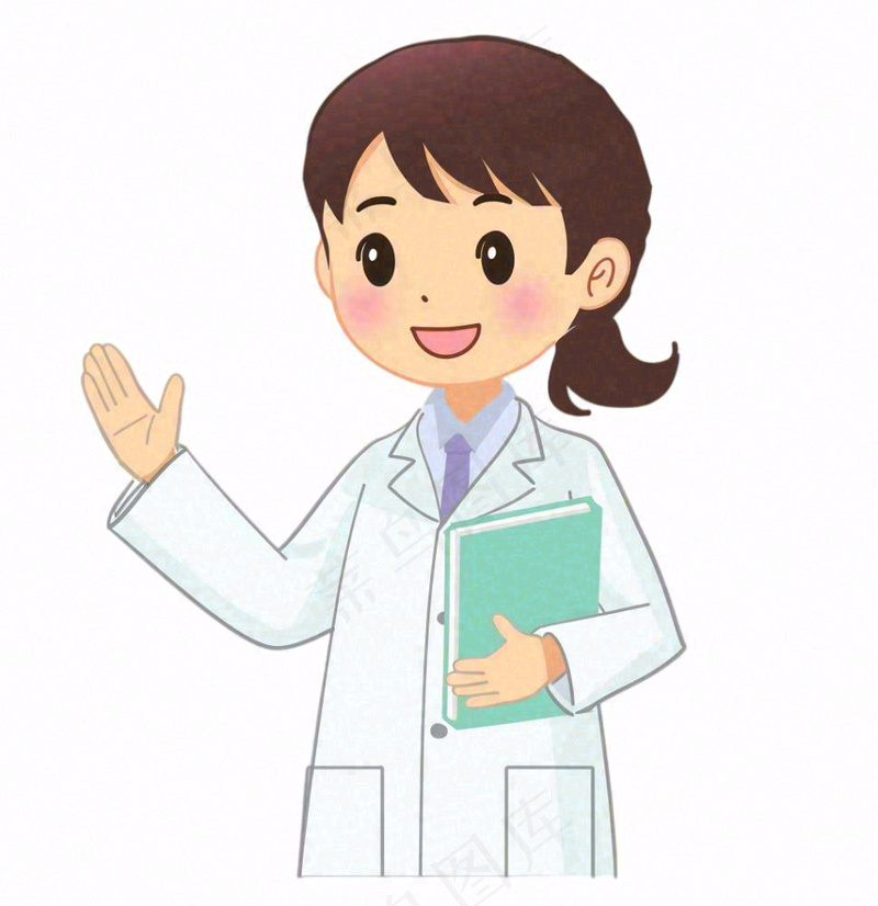 医生医疗医务工作者人物卡通插画免抠