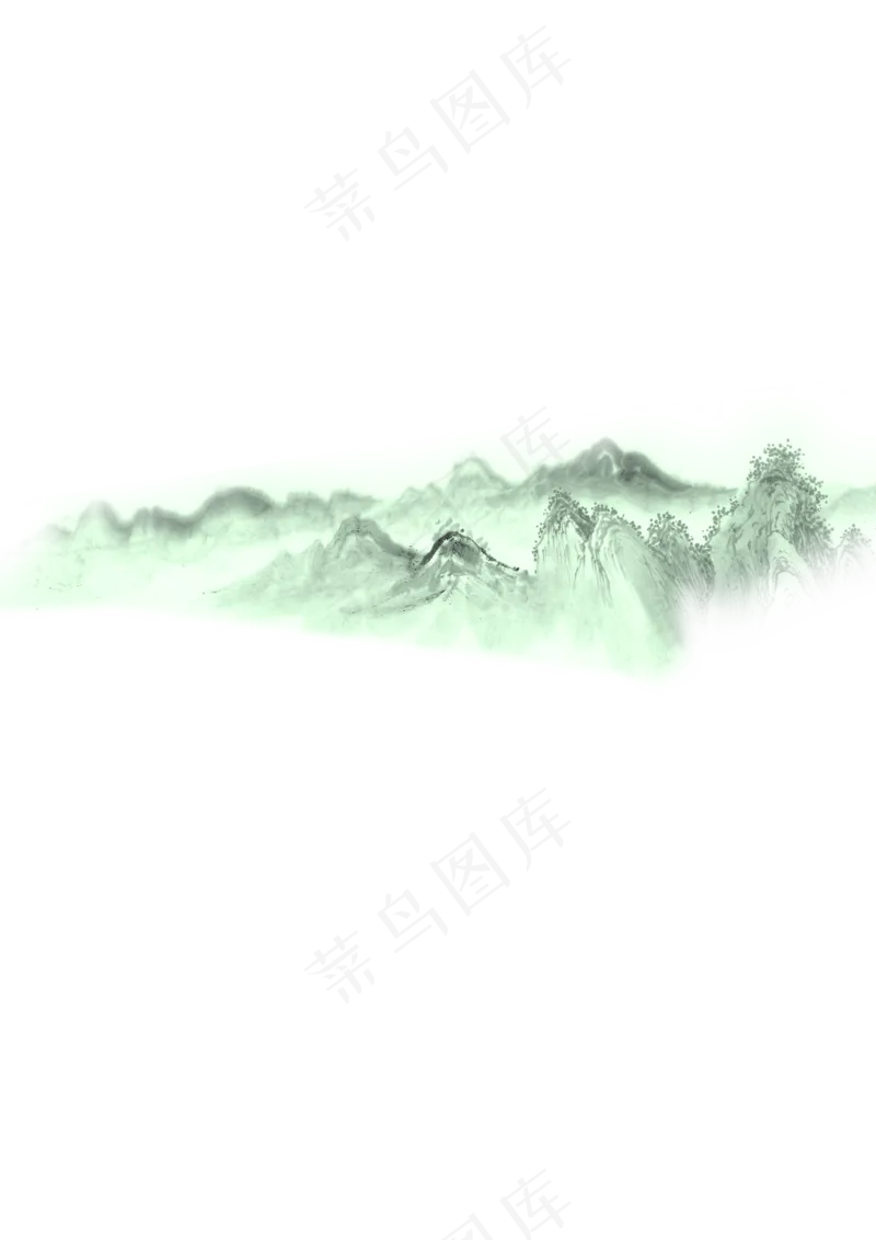 新中式水墨山水画170