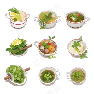 手绘练习小植物花草系列27