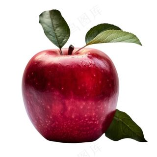 红苹果水果平安夜免抠