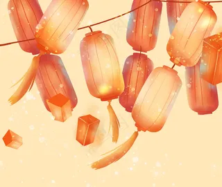 春节灯笼素材