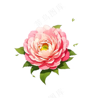 粉色花朵桃花玫瑰免抠素材54