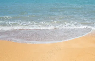 大海沙滩图片
